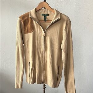 Ralph Lauren LRL Zip Sweater Size Large